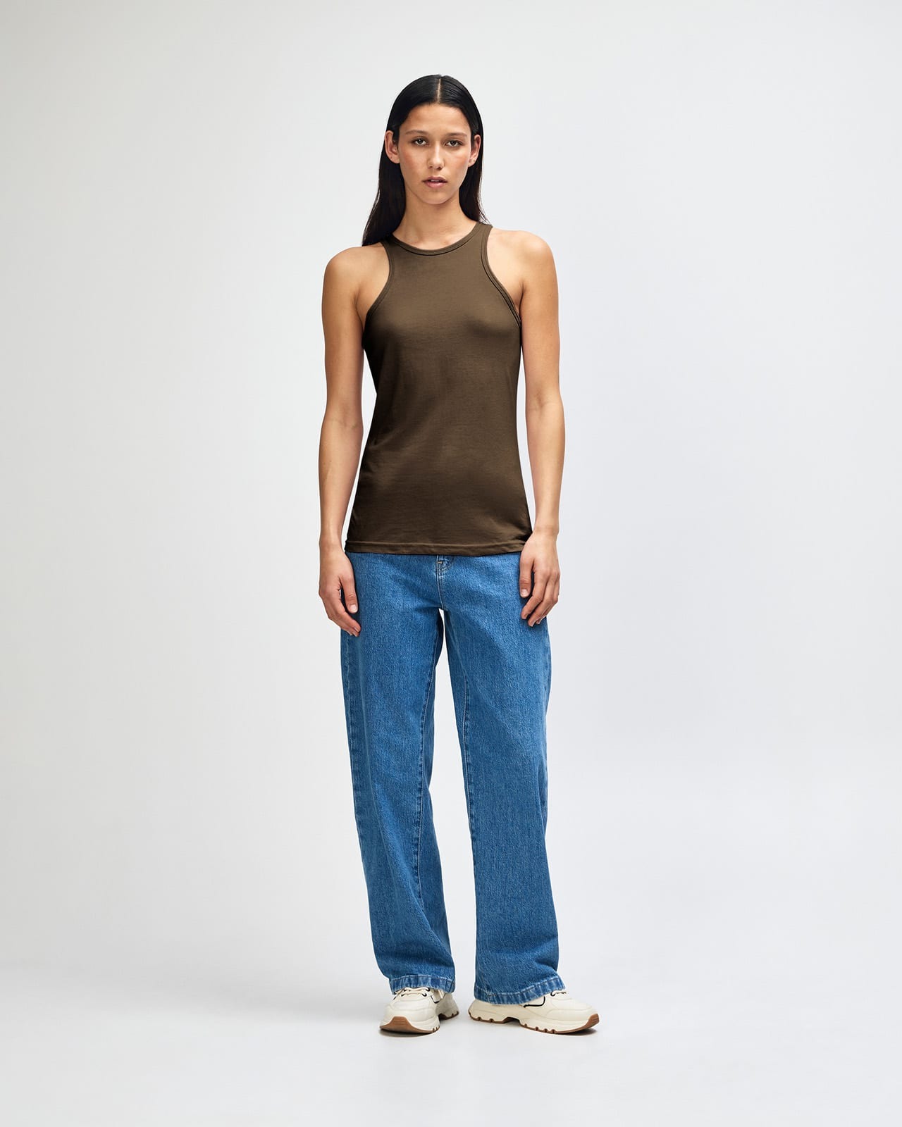 American Apparel CVC Womens Racerneck Tank