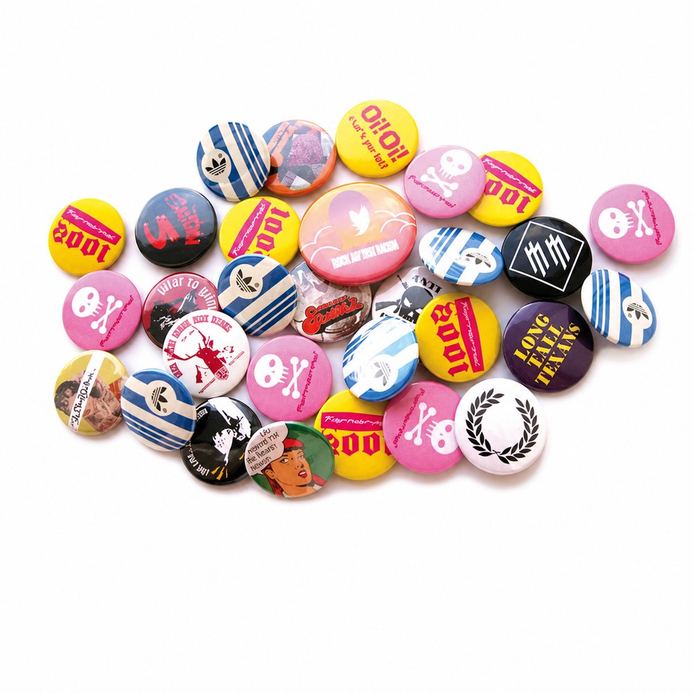 75mm Tin Button Badges — Custom Full Colour