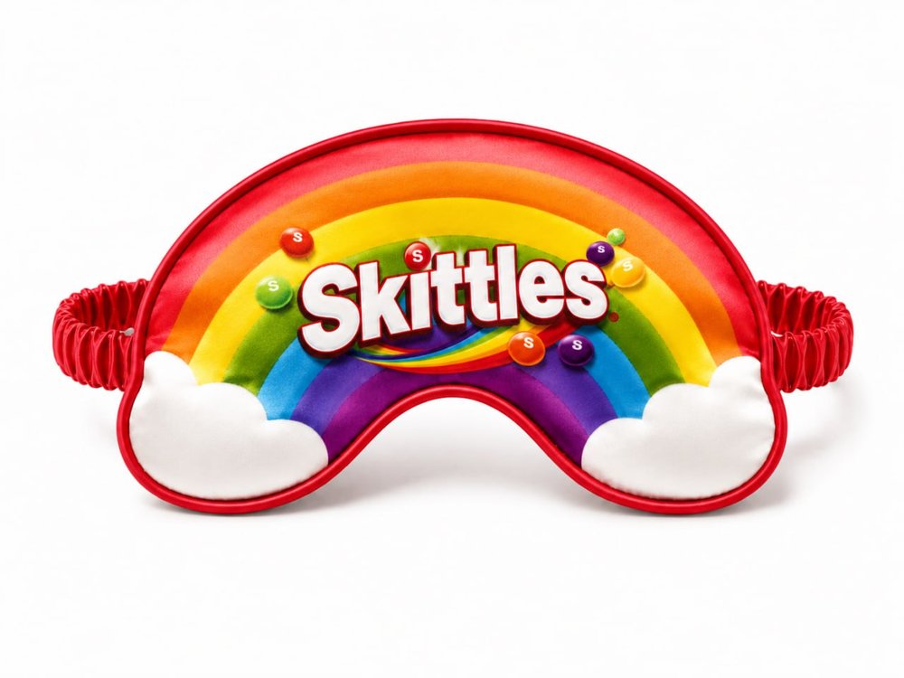 Custom Shape Satin Sleeping Masks (Full Colour Print)