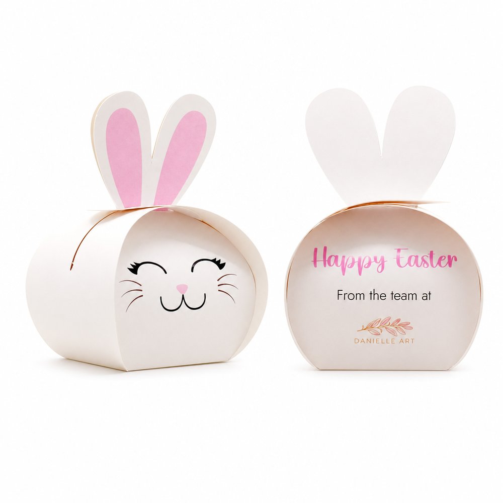 Personalised Foldover Bunny Box with Lollies