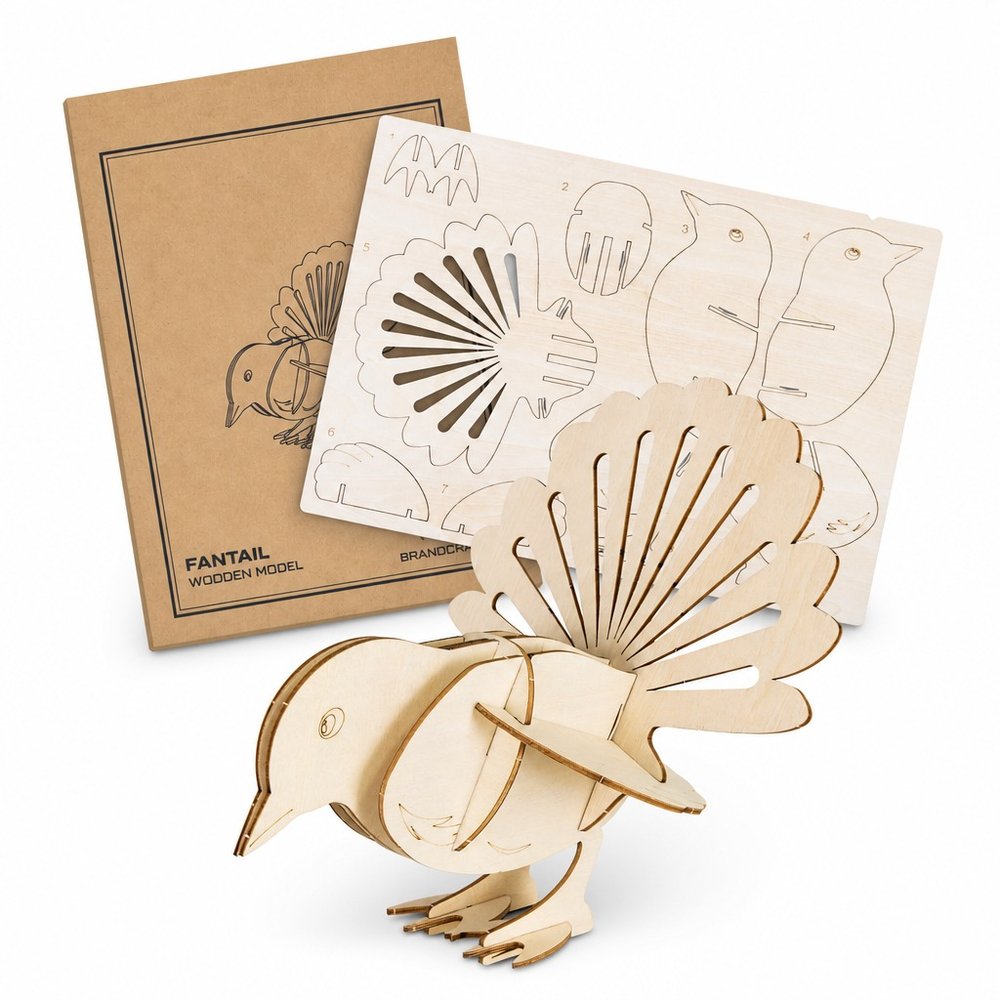 BRANDCRAFT Natural Basswood Fantail Model Kit