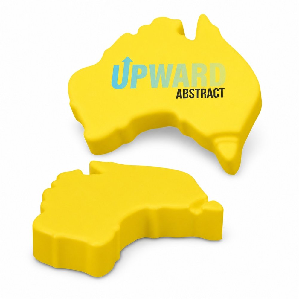 Australia Map Stress Ball