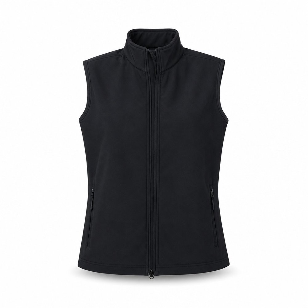 Hudson Women's Fleece-Back Softshell Vest