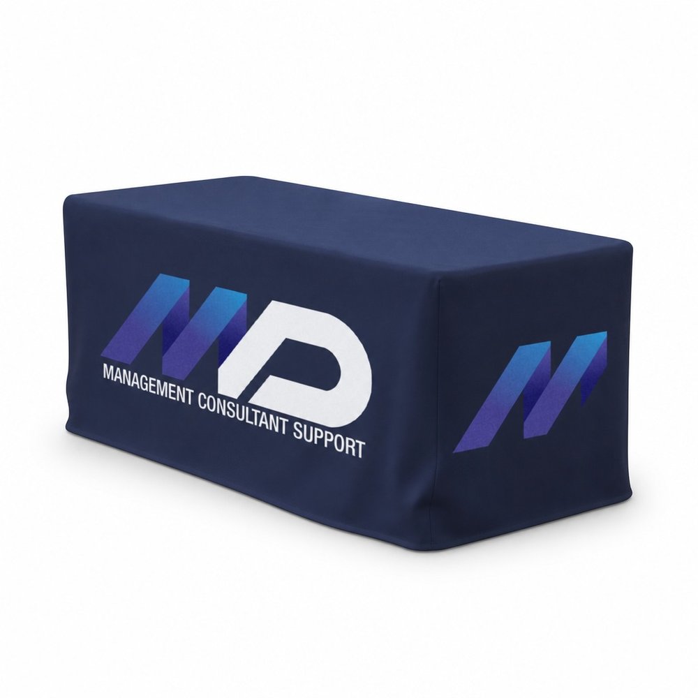Full-Colour Fitted Event Table Cover - 8ft