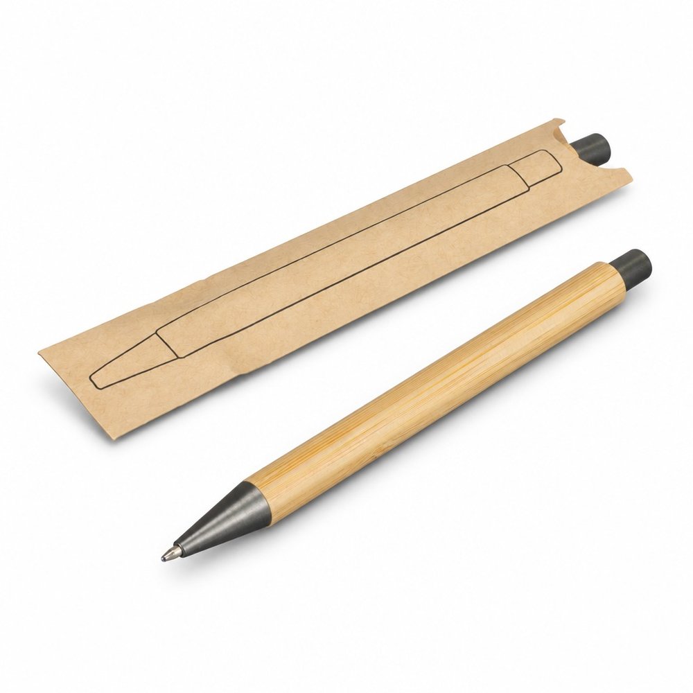 Carbon Neutral Bamboo Ballpoint with Gunmetal Trim