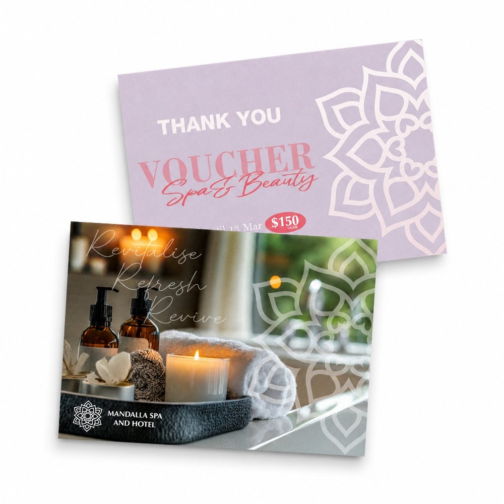 A6 Matte Message Card