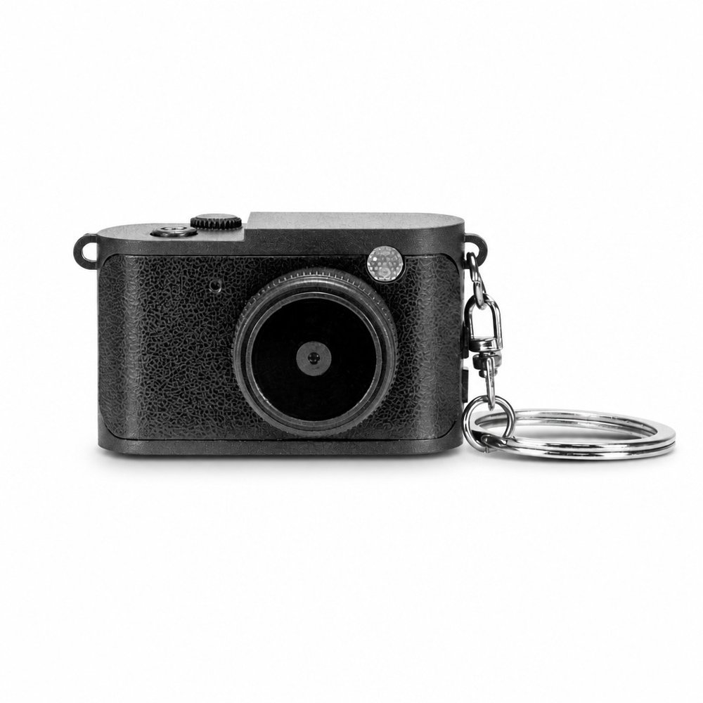 Retro Pocket Camera Keyring with 12MP Lens