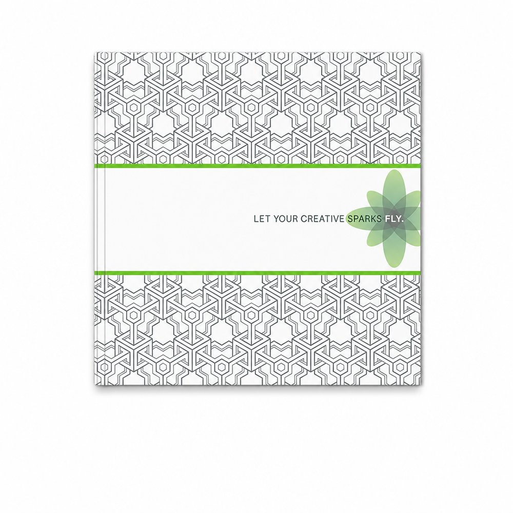 Adult Colouring Book — Custom Printed Wellness Journal