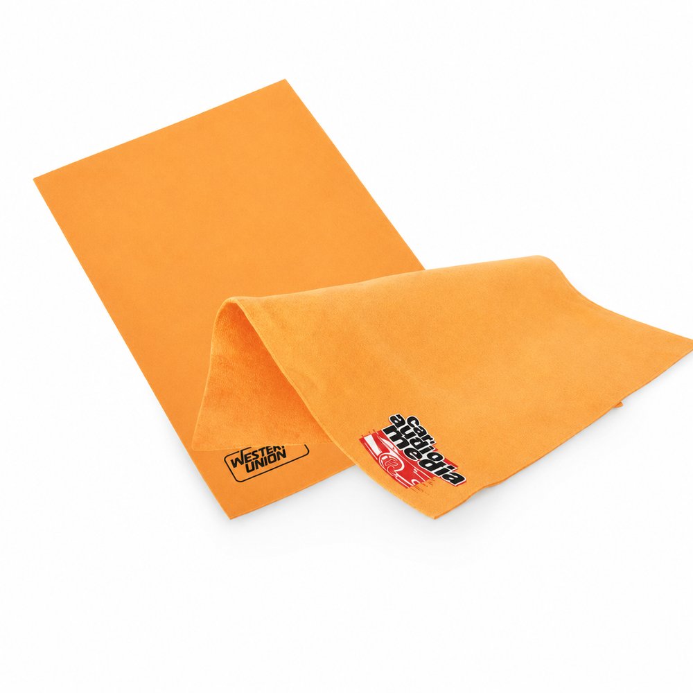 Branded Chamois Towel — Medium Absorbent Suede Cloth