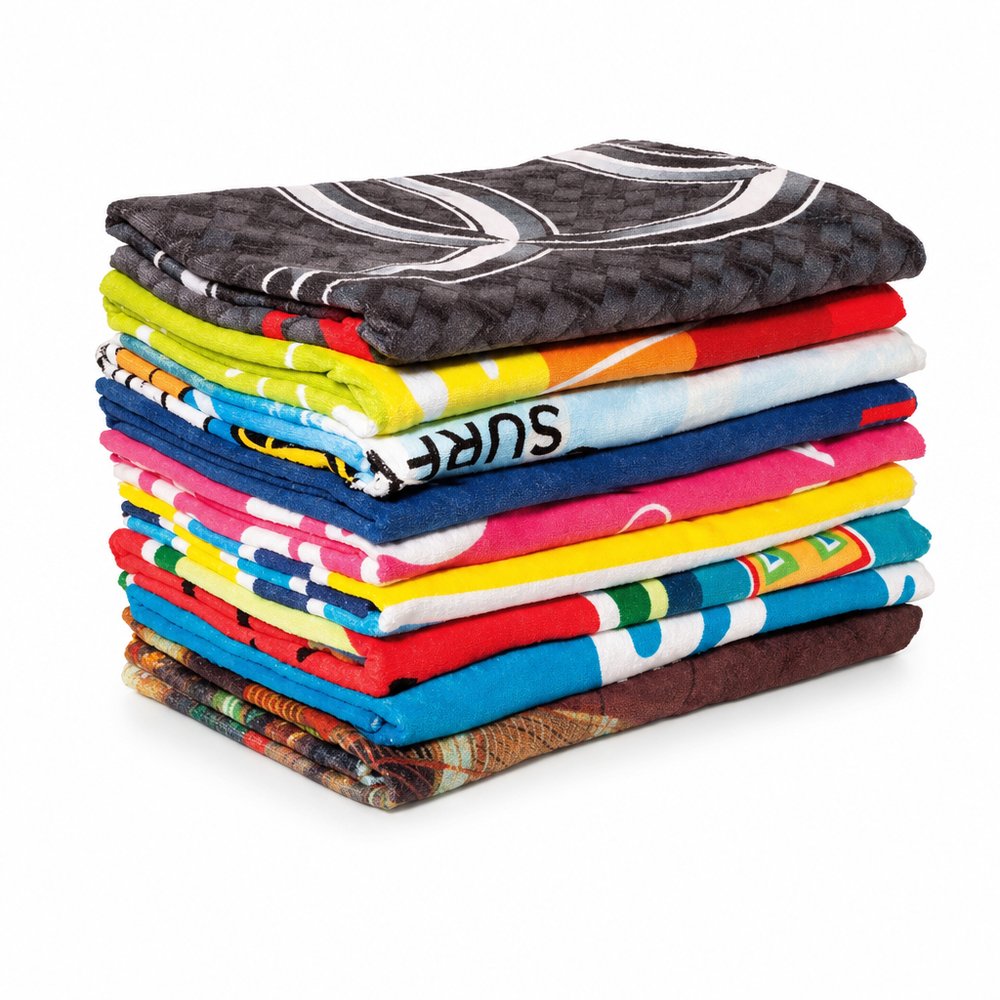 Custom Full Colour Beach Towels — Branded Velour