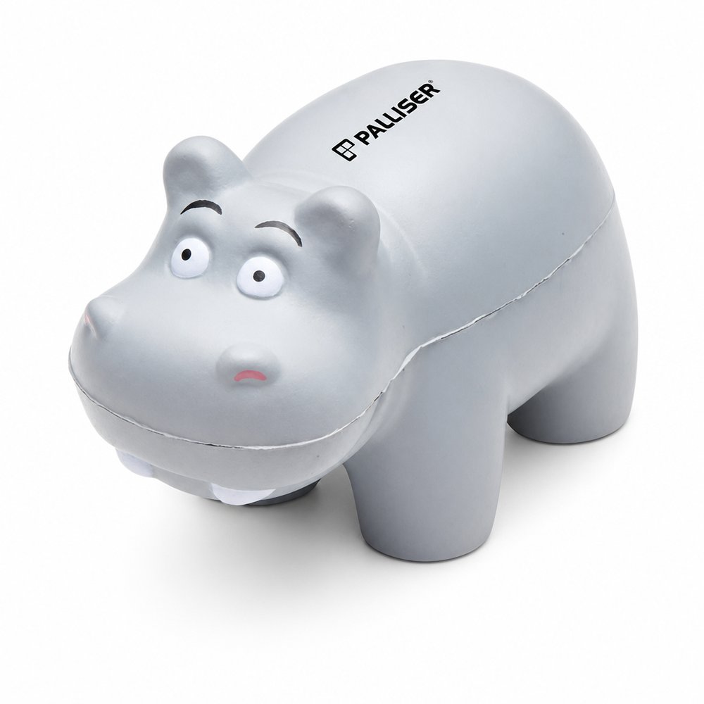 Hippo Stress Ball — Branded Squeezable Promo
