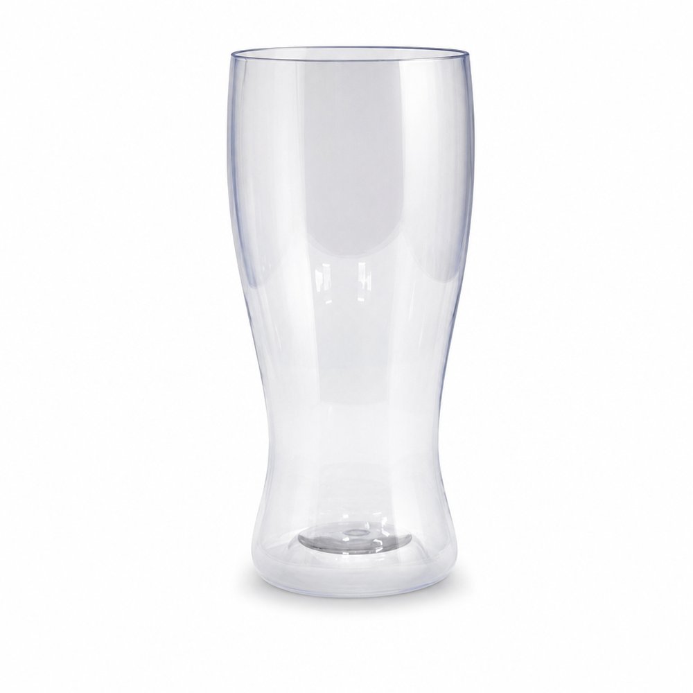Branded PET Tumbler Glass 410ml — Shatter Resistant