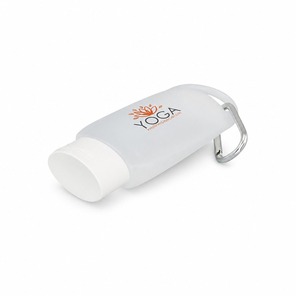 Custom Carabiner Clip Gel Hand Sanitiser 55ml