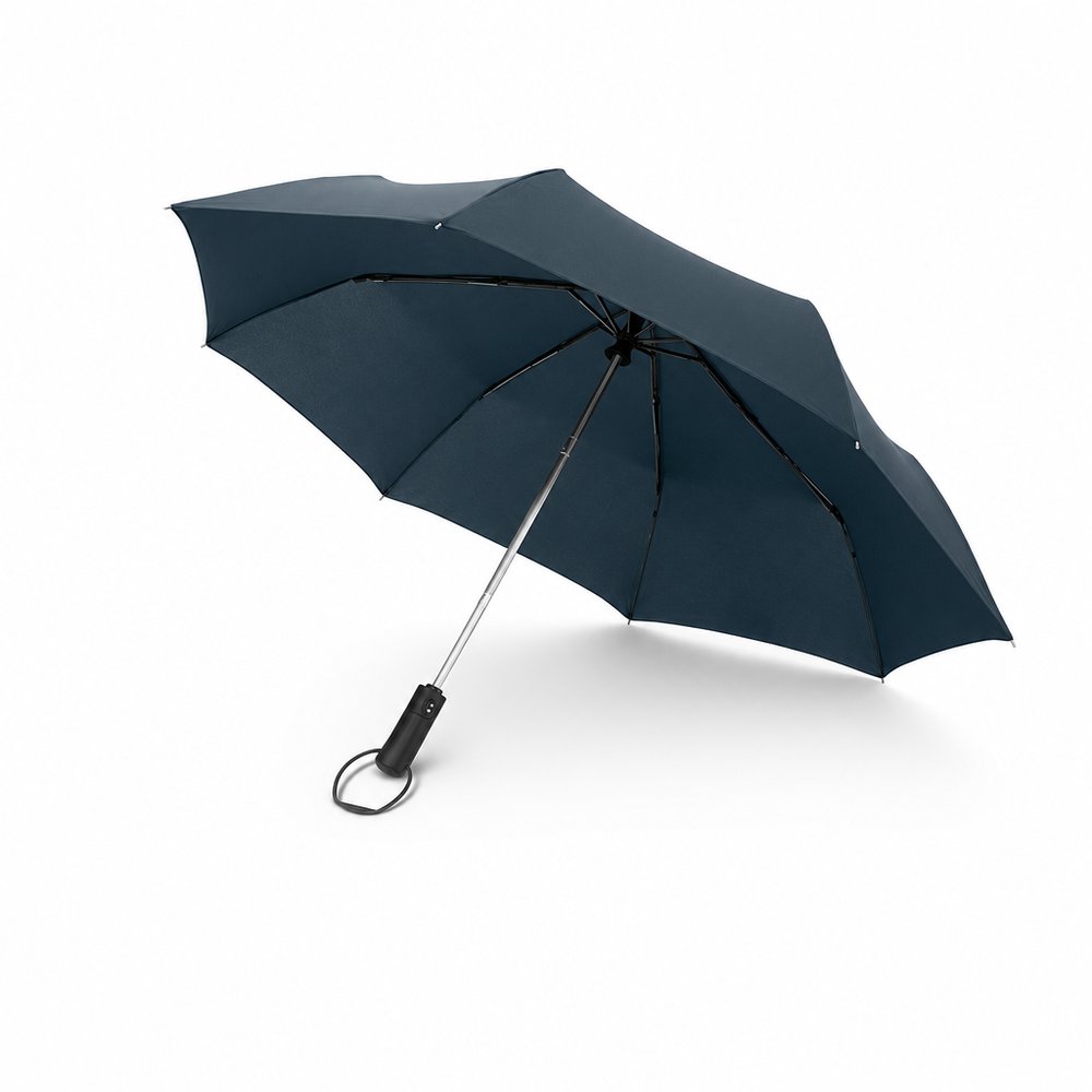 Compact Auto-Open Folding Umbrella, Branded