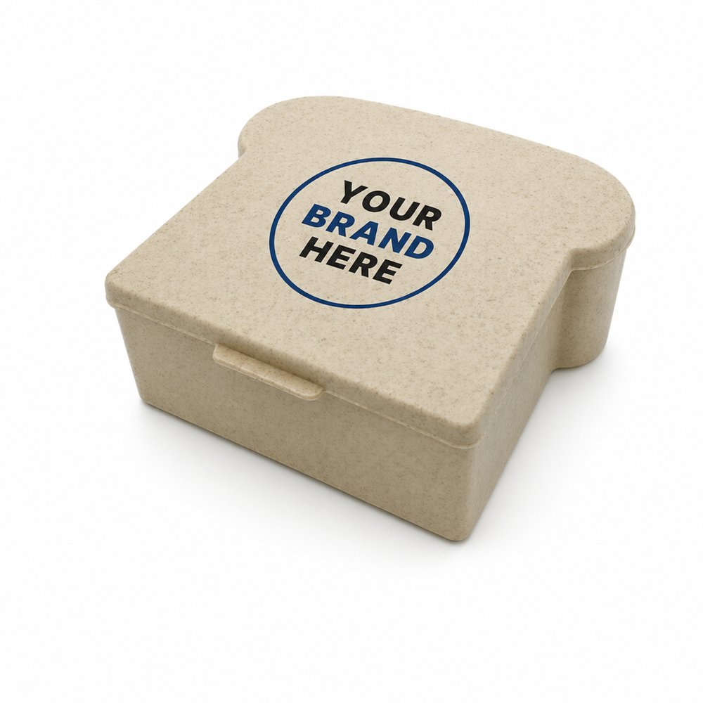Wheat Straw Sandwich Box — Eco Branded Lunchbox