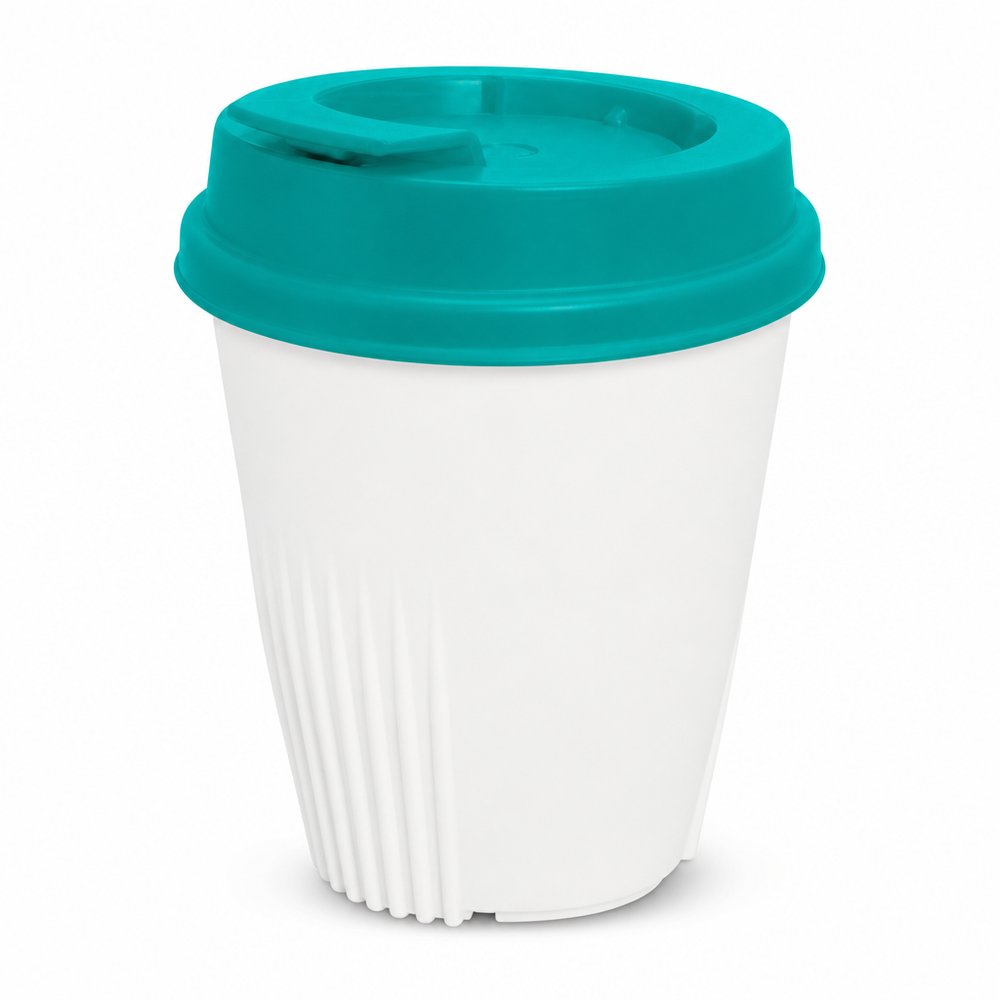 Fin-Grip Polypropylene Reusable Coffee Cup 355ml