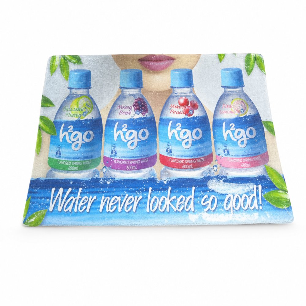 Liquid Filled Counter Mats — Custom Printed Display