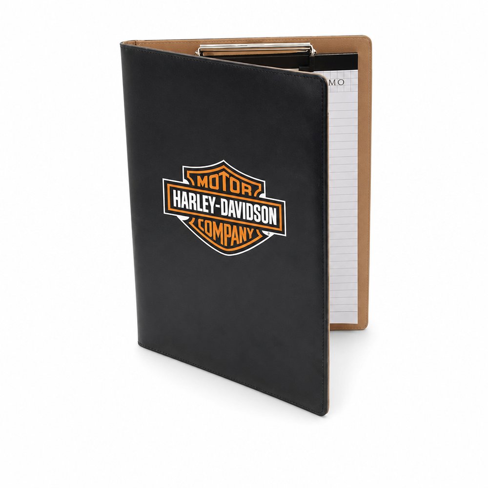 Branded A4 Zip Folio in PU Leather