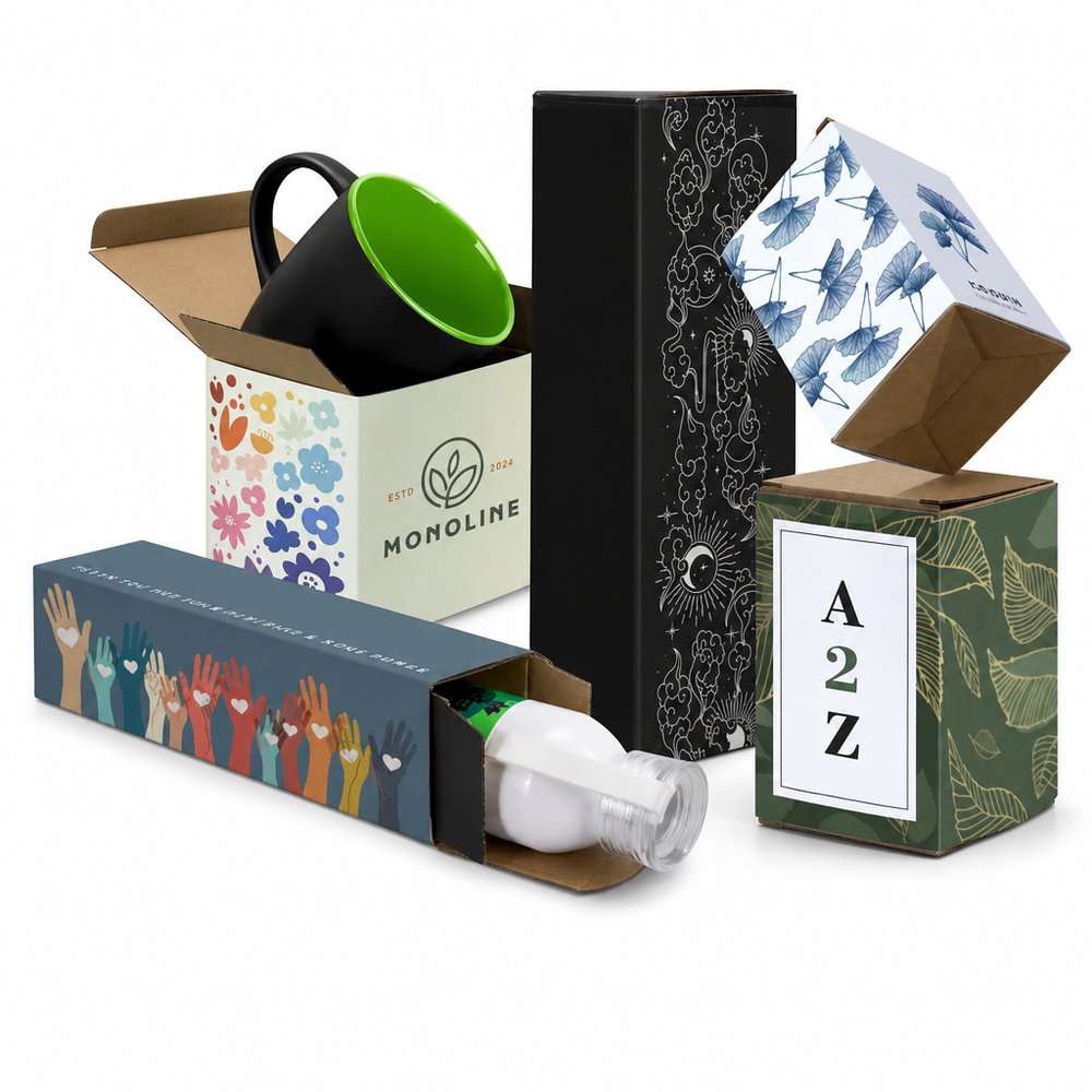 Printed Drinkware Packaging Sleeves