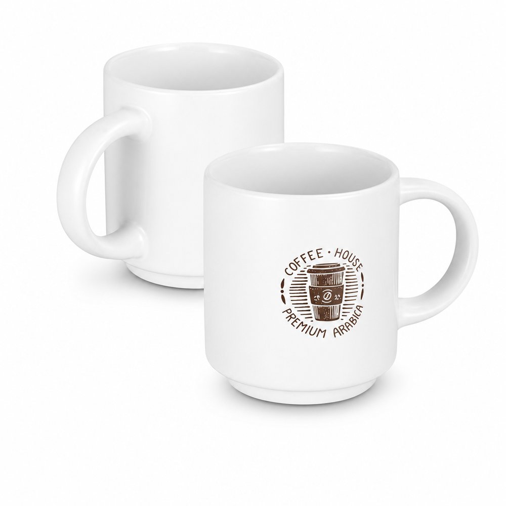 Stackable Coffee Mugs (180ml)