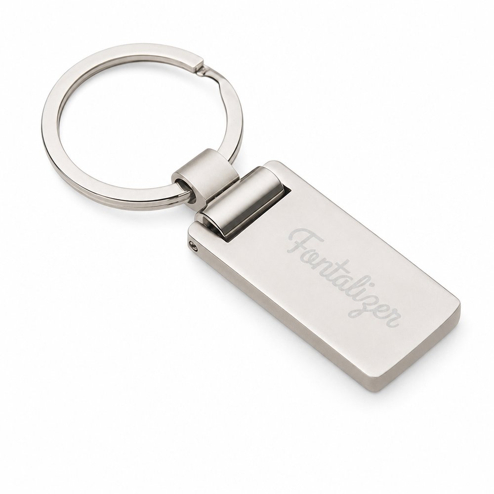 Metal Keyrings (Matt Silver)