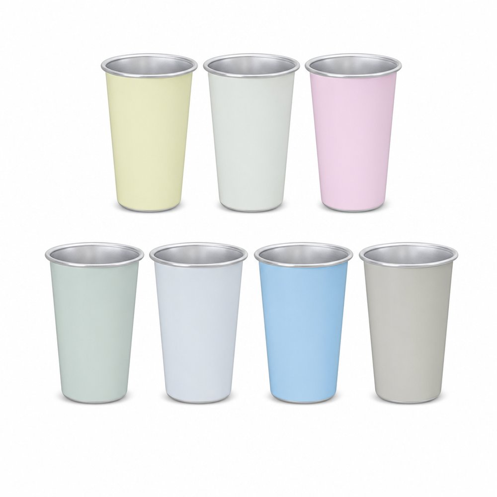 Recycled Aluminium Cups (Colour Changing)
