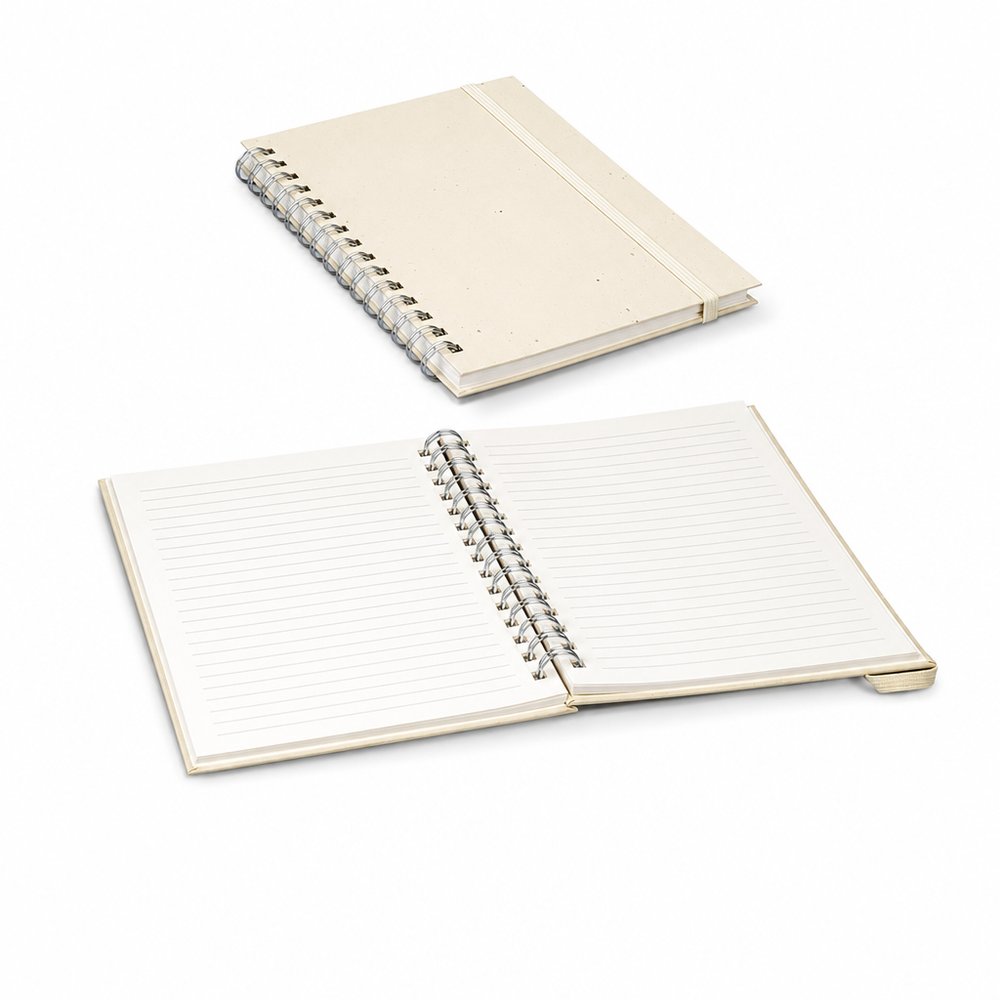 Recycled Paper Spiral Notebooks (210mm x 148mm)