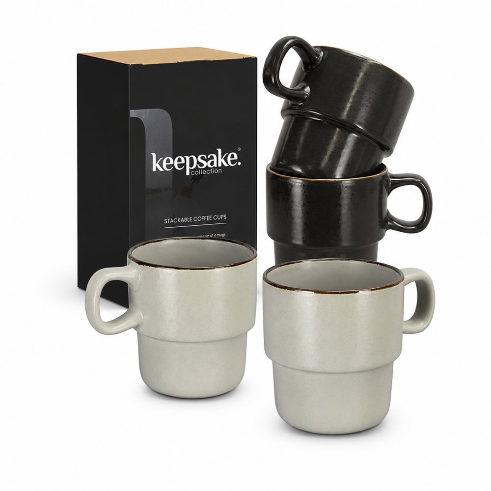 Keepsake Stackable Coffee Cup Sets