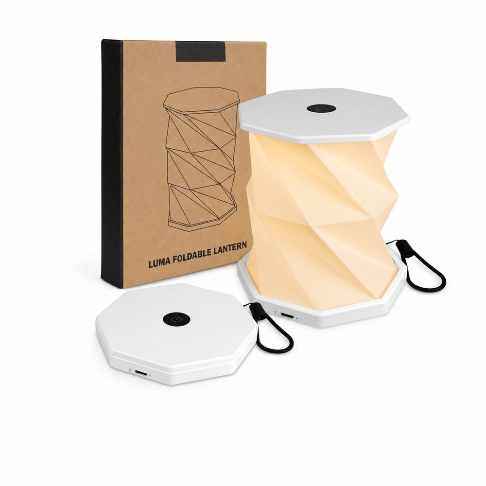 Foldable Rechargeable Lanterns (USB-C, Gift Boxed)