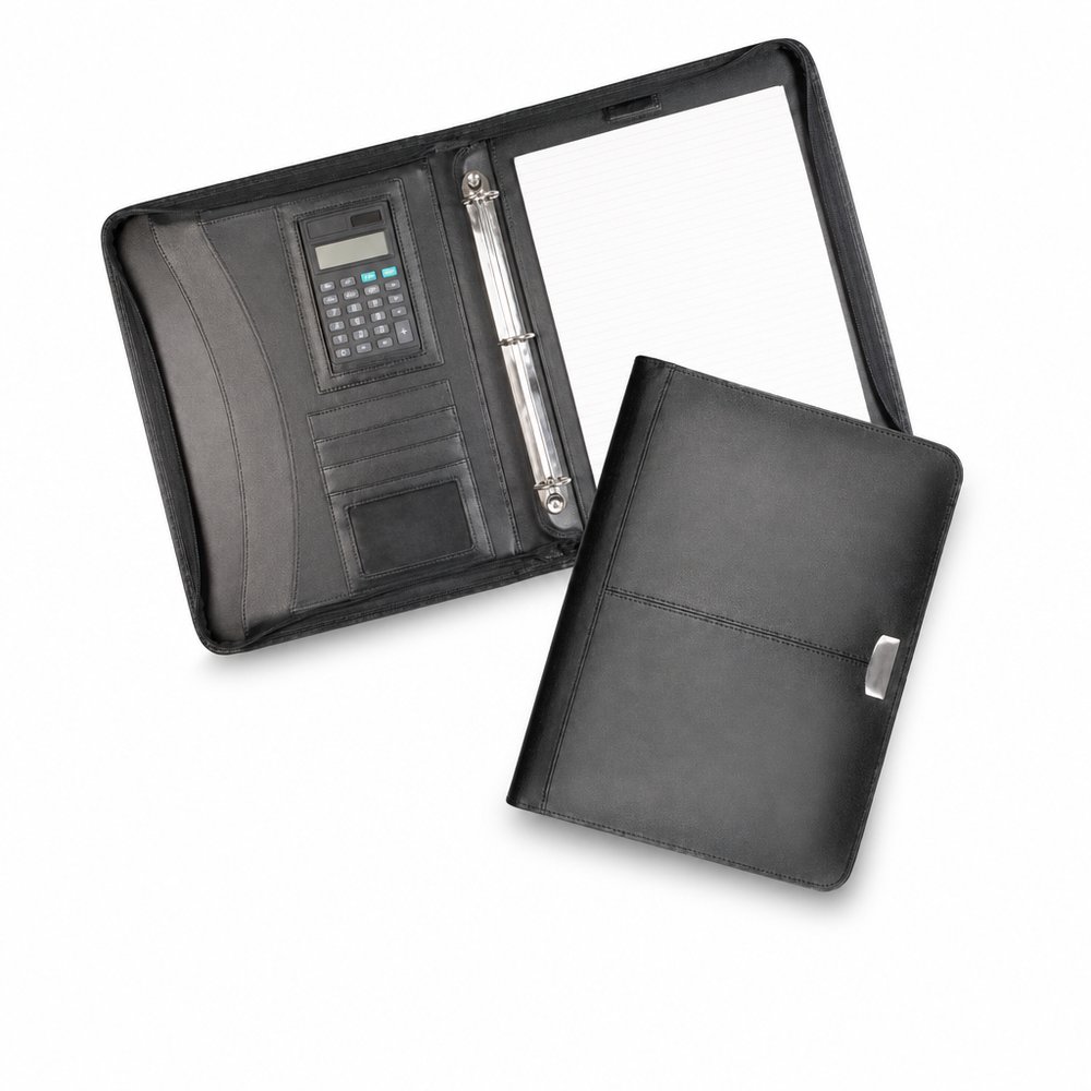 Essay A4 Leather Compendium — Engraved Executive Folio