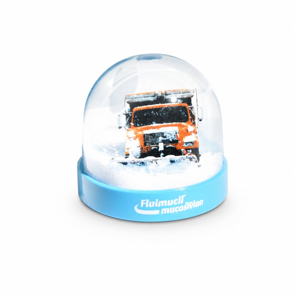 Mid Panel Print Snow Globes — Custom Branded