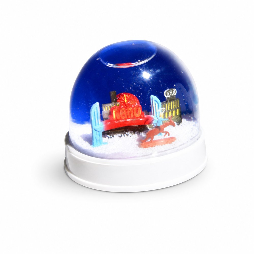 Custom 3D Snow Globes with Branded Inserts