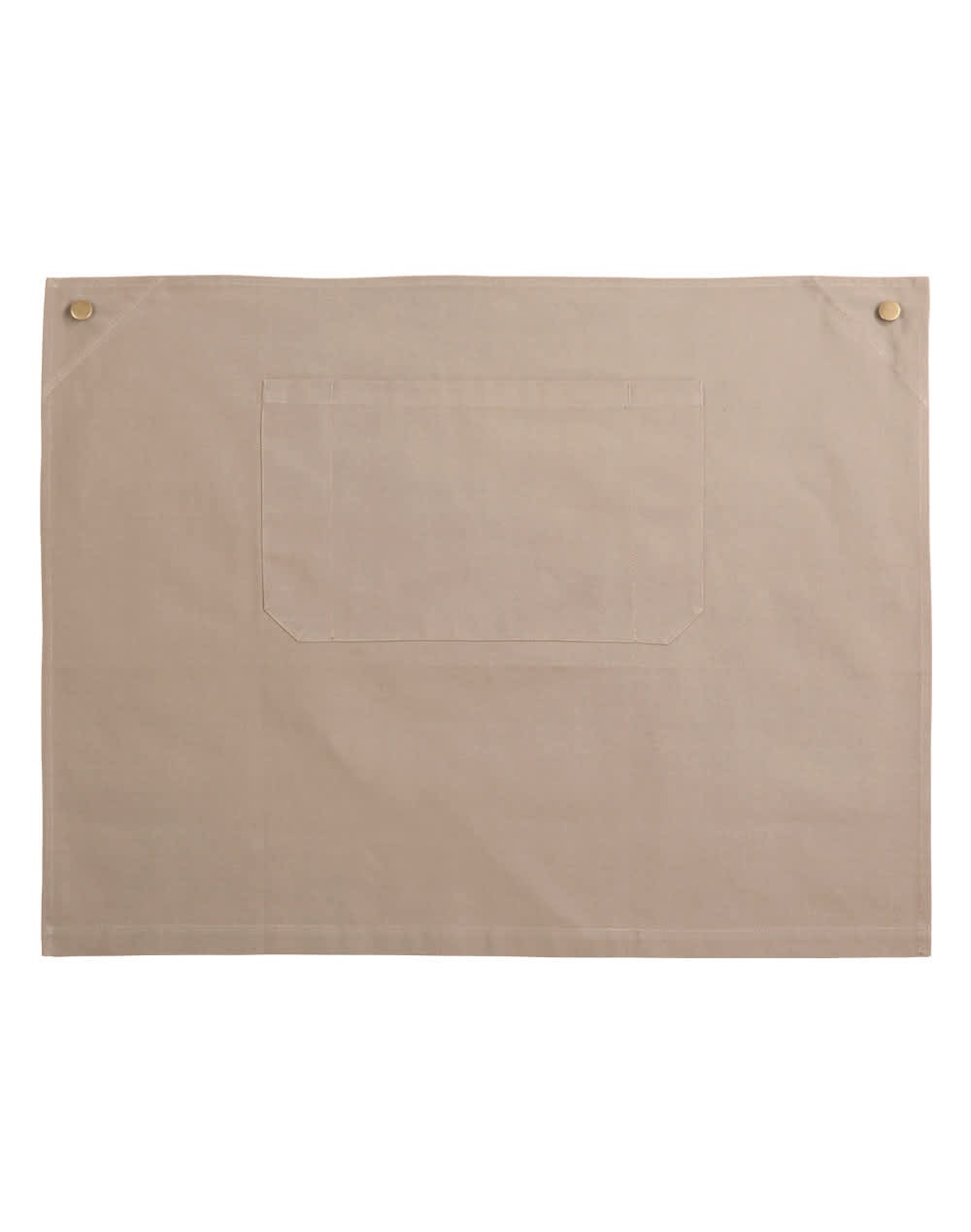 Canvas Short Waist Apron with Brass Detail