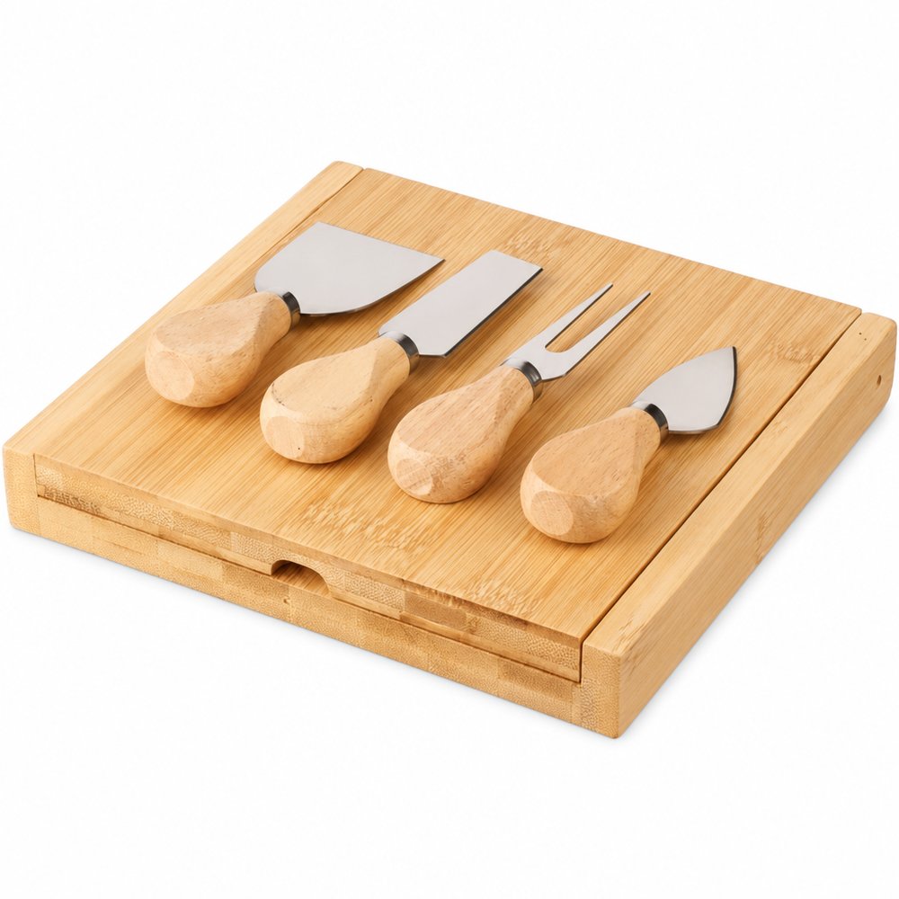 Vega Bamboo Cheese Board with Tools