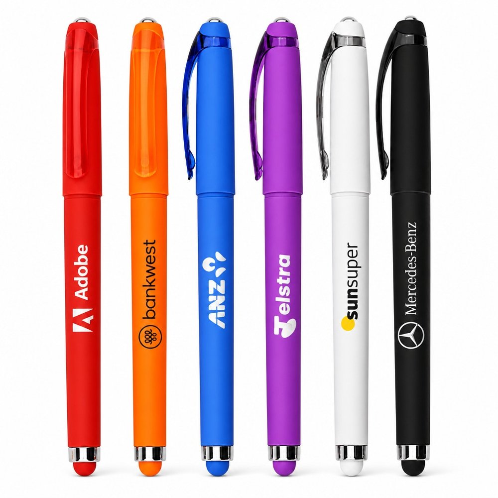 Fidget Gel Pen with Stylus Tip