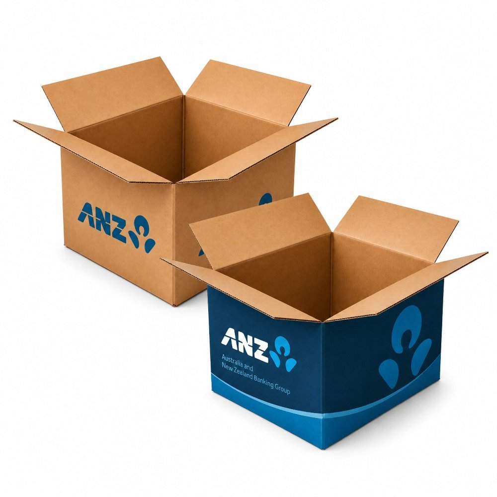 Large Custom Print Carton Box 60 × 40 × 40cm