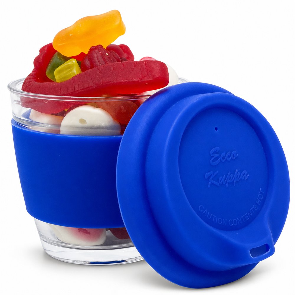 Venice Glass Coffee Cup with Jelly Party Mix