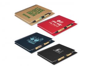 Promotional Wire Bound Notebooks With Eco Pen (A5)