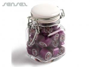 Rock Candy In Clip Lock Jars  (65G)