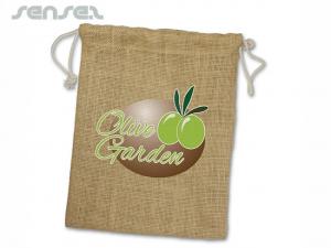 Eco Drawstring Jute Bags (Medium)