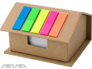 Promotional House Shaped Sticky Note & Flag Sets