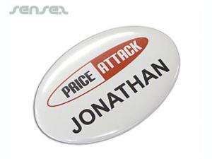 Full Colour Button Badges (Medium Oval)