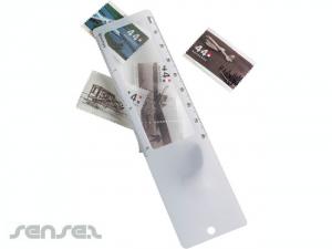 Promotional Plastic Rulers With Magnifier