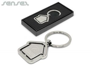 Metal Key Chains (Rotating House)