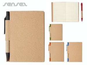 Promotional Eco Small Notebooks With Pen
