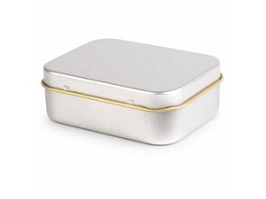 Promotional Undecorated Silver Tins