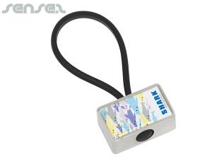 Promotional Mercus Metal Keyrings - Rectangle