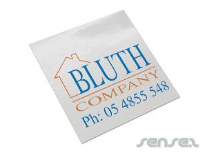 Promotional Jojo Vinyl Stickers (75 x 75mm)