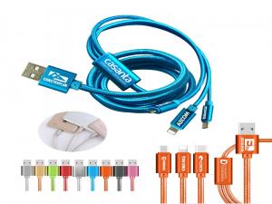 Promotional Charging Cables - Aluminium (3 in 1)