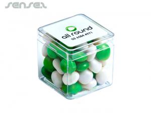 Promotional Cube Boxes with Chewy Fruits (60g)